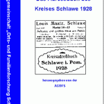 Adressbuch Schlawe