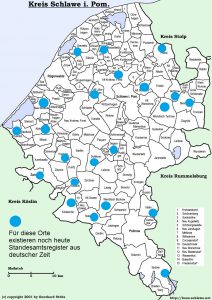 Standesamtsregister Kreis Schlawe
