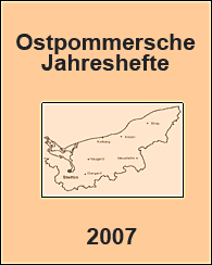 Deckblatt Ostpommersches Jahresheft 2007