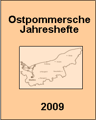 Deckblatt Ostpommersches Jahresheft 2009