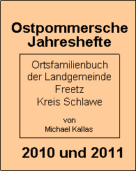 Deckblatt Ostpommersches Jahresheft 2010 und 2011